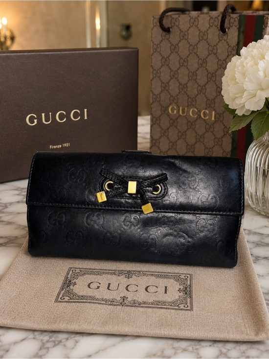 Gucci Handbags - Gucci Guccissima Princy Wallet